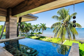Modern Beachfront Villa 2 Pools Sunsets